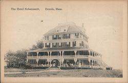 The Hotel Nobscussett Dennis, MA Postcard Postcard Postcard