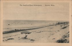 The Beach at Hotel Nobscussett Postcard