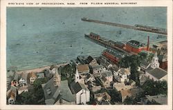 Bird's-Eye View from Pilgrim Memorial Monument Postcard