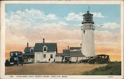 Highland Light, Cape Cod North Truro, MA Postcard Postcard Postcard