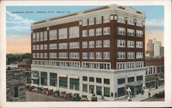 Masonic Bldg. Ponca City, OK Postcard Postcard Postcard