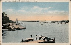 View from the Club House Kennebunkport, ME Postcard Postcard Postcard