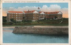 Breakwater Court, From Jetties Postcard