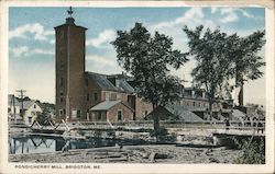 Pondicherry Mill Bridgton, ME Postcard Postcard Postcard