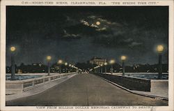 Night Time Scene Postcard