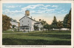 General View of Village, The Shakers East Canterbury, NH Postcard Postcard Postcard