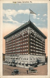 Hotel Casey Scranton, PA Postcard Postcard Postcard