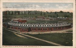 The New Boston & Maine Round House Postcard