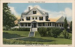 Tashmoo Inn, Martha's Vineyard Island Postcard