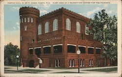 Castle Hall, K. of P. Home Tampa, FL Postcard Postcard Postcard