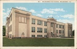 Melbourne High School Florida Postcard Postcard Postcard