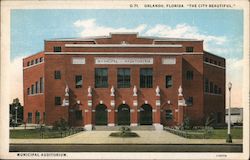 Municipal Auditorium Orlando, FL Postcard Postcard Postcard