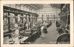 Students in Fitting Shop, HMNB Devonport Postcard