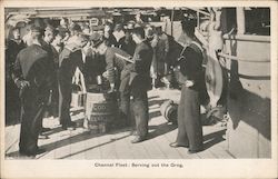 Channel Fleet: Serving out the Grog Postcard