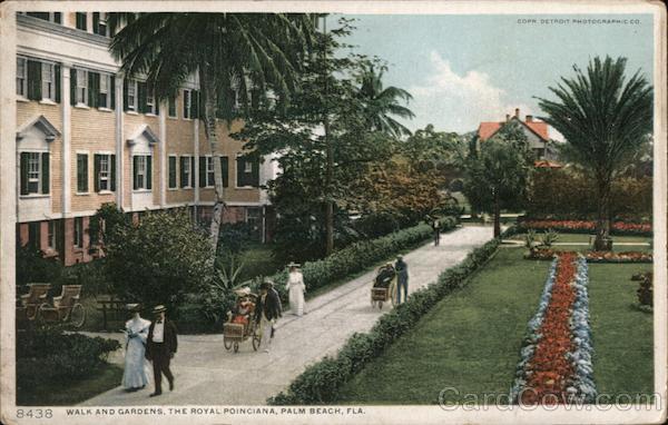 Walk and Gardens, The Royal Poinciana Palm Beach Florida