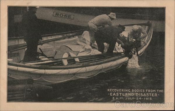 Recovering Bodies from the Eastland Disaster Chicago Illinois