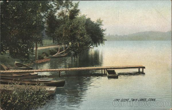 View of Lake Twin Lakes Connecticut
