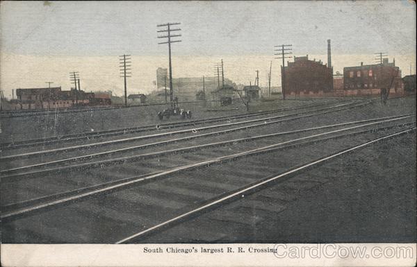 South Chicago's Largest R.R. Crossing Illinois