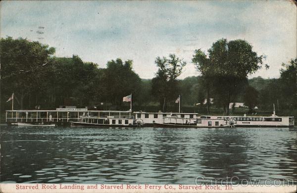 Starved Rock Landing and Starved Rock Ferry Co. Oglesby Illinois