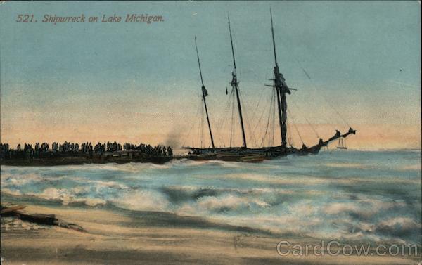 Shipwreck on Lake Michigan Disasters