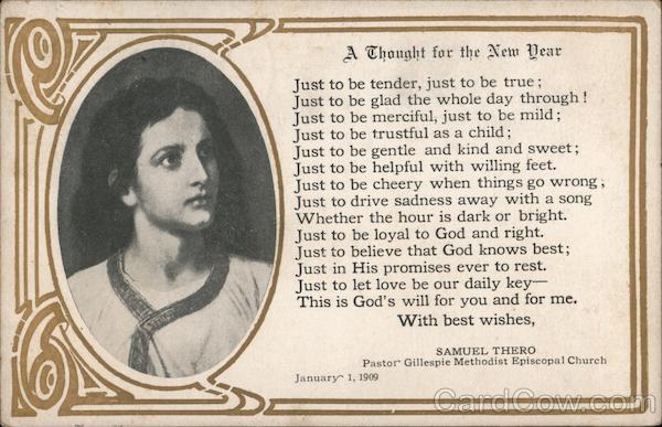 A Thought For The New Year Gillespie Illinois