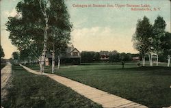 Cottages at Saranac Inn- Upper Saranac Lake New York Postcard Postcard Postcard