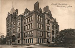 English High School Postcard