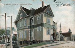 Old Fellows Building East Weymouth, MA Postcard Postcard Postcard