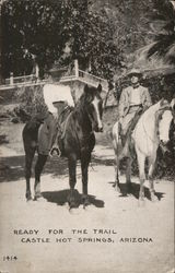 Ready for the Trail Castle Hot Springs, AZ Postcard Postcard Postcard