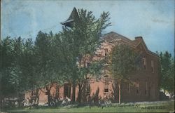 High School Tower Hill, IL Postcard Postcard Postcard