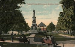 Perkins Park and Monument Postcard