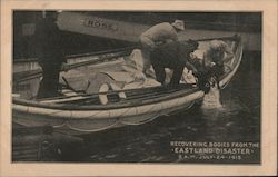 Recovering Bodies from the Eastland Disaster Postcard