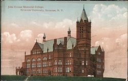 John Crouse Memorial College, Syracuse University Postcard