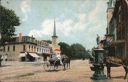 Main Street, Babylon, Long Island Postcard