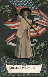 Long May Souvenir Postcard