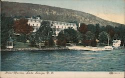 Hotel Marion Lake George, NY Postcard Postcard Postcard