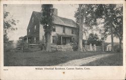 William Olmstead Residence, Cannon Station Postcard
