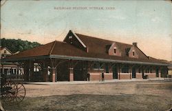 Railroad Station Postcard