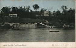 Lake at Glen Oak Park Postcard