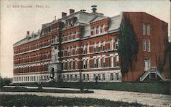 St. Bede College Peru, IL Postcard Postcard Postcard