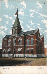 View of City Hall Belleville, IL Postcard Postcard Postcard