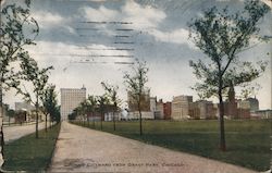 Looking Cityward from Grant Park Postcard