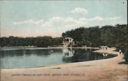 Looking Towards the Boat House, Garfield Park Postcard