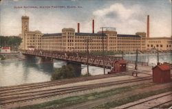 Elgin National Watch Factory Illinois Postcard Postcard Postcard