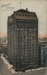 Masonic Temple Postcard