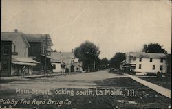 Main Street, Looking South Postcard