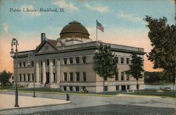 Public Library Rockford, IL Postcard Postcard Postcard