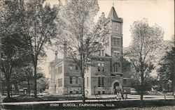 High School Farmington, IL Postcard Postcard Postcard