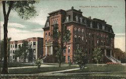 Willard Hall Evanston, IL Postcard Postcard Postcard