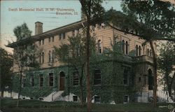 Swift Memorial Hall, N.W. University Postcard